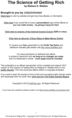 Thumbnail The Science of Getting Rich